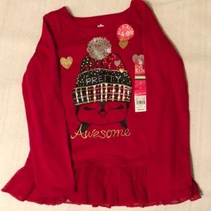 Very cute long sleeve girls shirt.